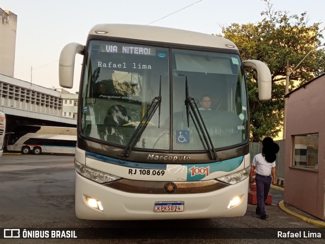 Auto Viação 1001 RJ 108.069 na cidade de Niterói, Rio de Janeiro, Brasil, por Rafael Lima. ID da foto: 10369413.