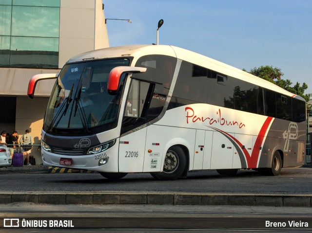 Paraibuna Transportes 22016 na cidade de Rio de Janeiro, Rio de Janeiro, Brasil, por Breno Vieira. Número da foto: #10369563.
