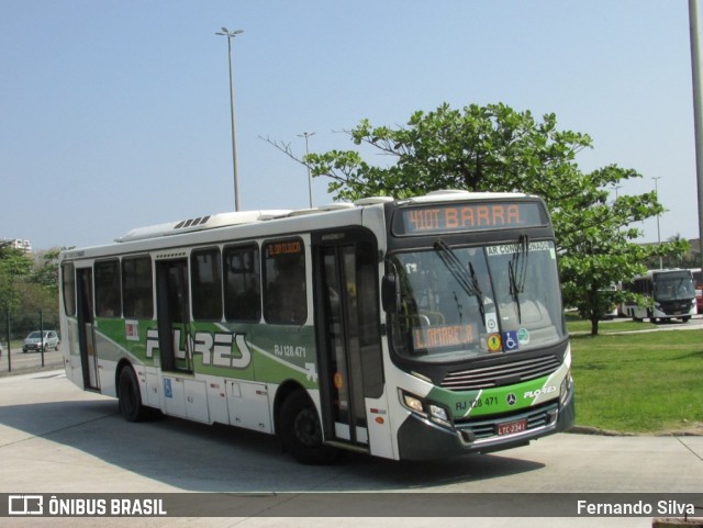 Transportes Flores RJ 128.471 na cidade de Rio de Janeiro, Rio de Janeiro, Brasil, por Fernando Silva. Número da foto: #10369564.