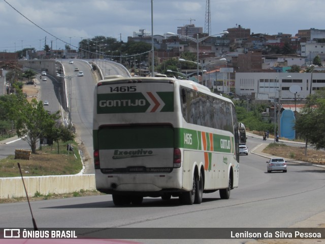 Empresa Gontijo de Transportes 14615 na cidade de Caruaru, Pernambuco, Brasil, por Lenilson da Silva Pessoa. ID da foto: 10371950.