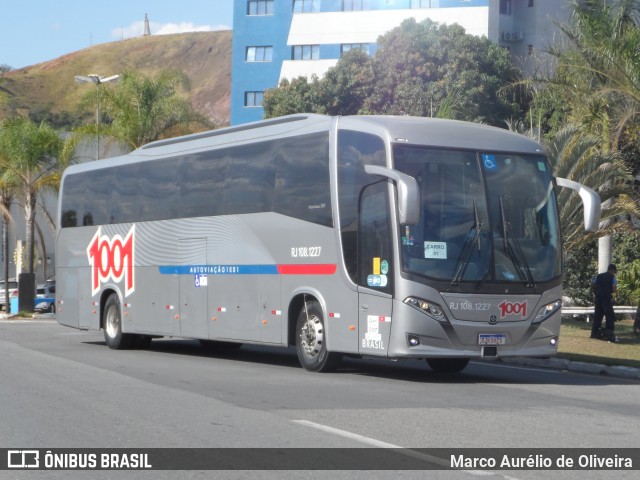 Auto Viação 1001 RJ 108.1227 na cidade de Aparecida, São Paulo, Brasil, por Marco Aurélio de Oliveira. Número da foto: #10372507.