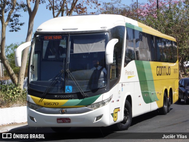 Empresa Gontijo de Transportes 18670 na cidade de Teresina, Piauí, Brasil, por Juciêr Ylias. ID da foto: 10372258.