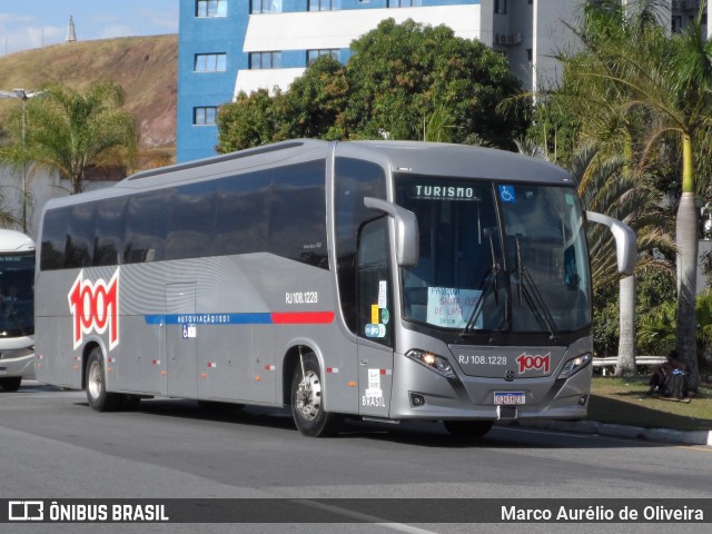 Auto Viação 1001 RJ 108.1228 na cidade de Aparecida, São Paulo, Brasil, por Marco Aurélio de Oliveira. ID da foto: 10372514.