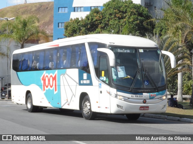 Auto Viação 1001 RJ 108.251 na cidade de Aparecida, São Paulo, Brasil, por Marco Aurélio de Oliveira. ID da foto: 10372467.