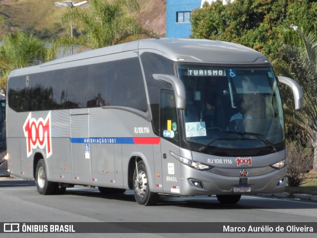 Auto Viação 1001 RJ 108.1116 na cidade de Aparecida, São Paulo, Brasil, por Marco Aurélio de Oliveira. ID da foto: 10372487.