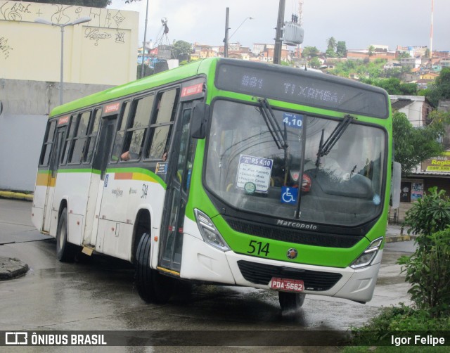 Rodoviária Caxangá 514 na cidade de Olinda, Pernambuco, Brasil, por Igor Felipe. ID da foto: 10371527.