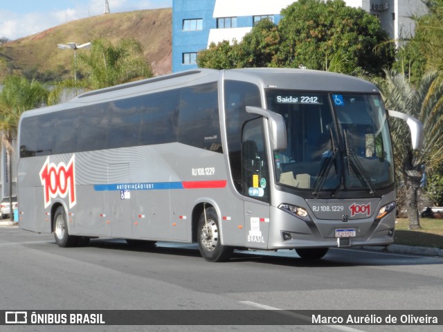 Auto Viação 1001 RJ 108.1229 na cidade de Aparecida, São Paulo, Brasil, por Marco Aurélio de Oliveira. Número da foto: #10372518.