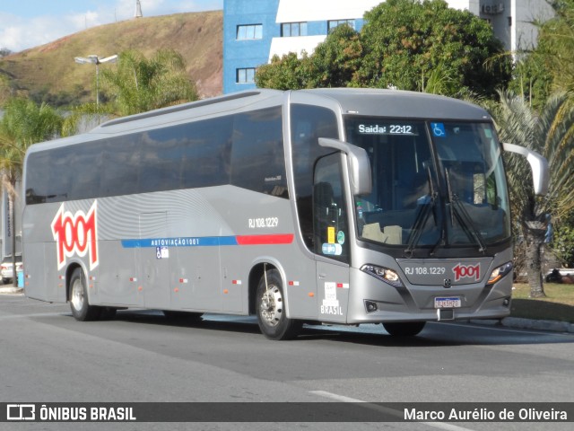 Auto Viação 1001 RJ 108.1229 na cidade de Aparecida, São Paulo, Brasil, por Marco Aurélio de Oliveira. ID da foto: 10372518.