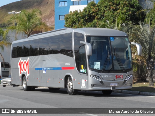 Auto Viação 1001 RJ 108.157 na cidade de Aparecida, São Paulo, Brasil, por Marco Aurélio de Oliveira. ID da foto: 10372498.