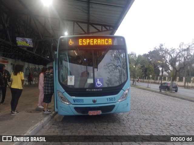 Viação Rocio 1503 na cidade de Paranaguá, Paraná, Brasil, por DIOGO dd. ID da foto: 10372392.