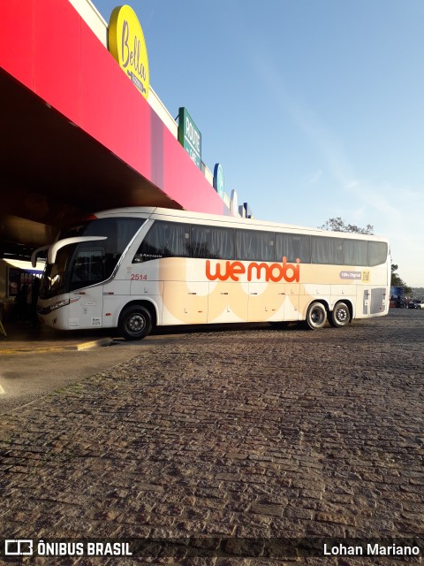 Planalto Transportes 2514 na cidade de Pariquera-Açu, São Paulo, Brasil, por Lohan Mariano. ID da foto: 10371949.