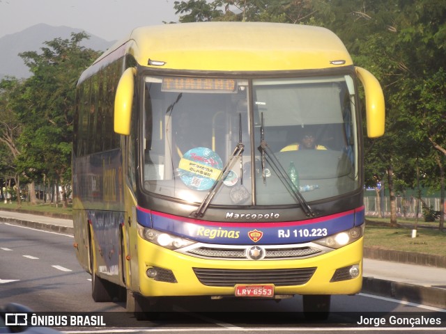 Auto Viação Reginas RJ 110.223 na cidade de Rio de Janeiro, Rio de Janeiro, Brasil, por Jorge Gonçalves. Número da foto: #10371709.