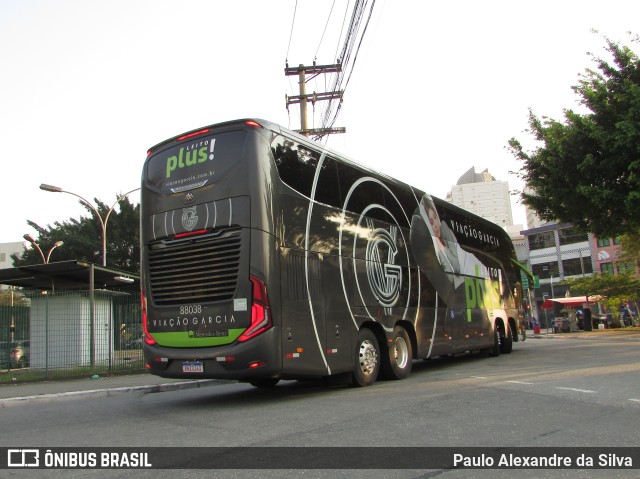 Viação Garcia 88038 na cidade de São Paulo, São Paulo, Brasil, por Paulo Alexandre da Silva. Número da foto: #10373005.