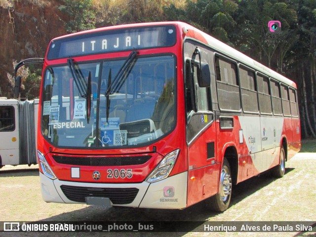 Itajaí Transportes Coletivos 2065 na cidade de Campinas, São Paulo, Brasil, por Henrique Alves de Paula Silva. Número da foto: #10374717.
