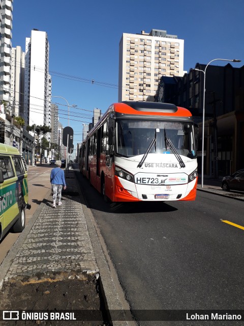 Auto Viação Redentor HE723 na cidade de Curitiba, Paraná, Brasil, por Lohan Mariano. Número da foto: #10371937.