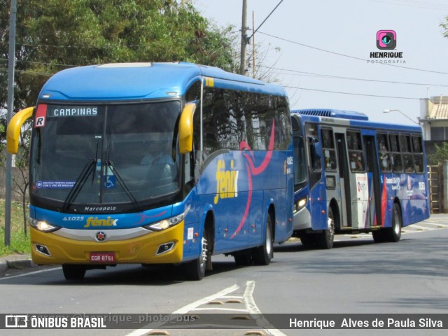 Rápido Expresso Fênix Viação 41025 na cidade de Campinas, São Paulo, Brasil, por Henrique Alves de Paula Silva. Número da foto: #10374637.
