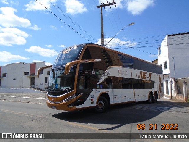 EBT - Expresso Biagini Transportes 8960 na cidade de Três Corações, Minas Gerais, Brasil, por Fábio Mateus Tibúrcio. ID da foto: 10372044.