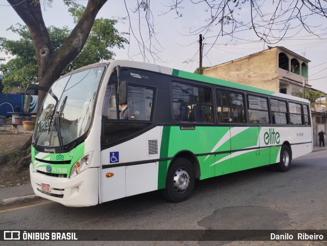 Viação Elite RJ 176.007 na cidade de Volta Redonda, Rio de Janeiro, Brasil, por Danilo  Ribeiro. Número da foto: #10371900.