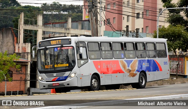 BBTT - Benfica Barueri Transporte e Turismo 5915 na cidade de Barueri, São Paulo, Brasil, por Michael  Alberto Vieira. Número da foto: #10373578.