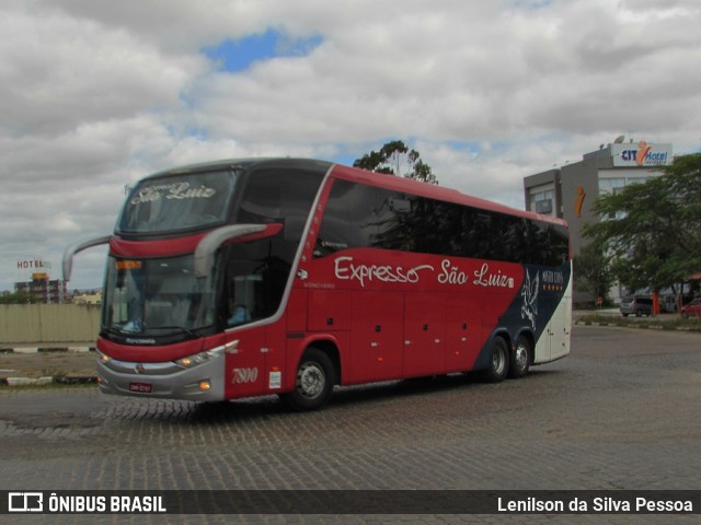 Expresso São Luiz 7800 na cidade de Caruaru, Pernambuco, Brasil, por Lenilson da Silva Pessoa. ID da foto: 10371796.