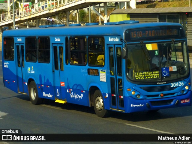 Viação Zurick 30426 na cidade de Belo Horizonte, Minas Gerais, Brasil, por Matheus Adler. Número da foto: #10376741.