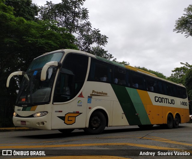 Empresa Gontijo de Transportes 14100 na cidade de São Paulo, São Paulo, Brasil, por Andrey  Soares Vassão. ID da foto: 10375048.