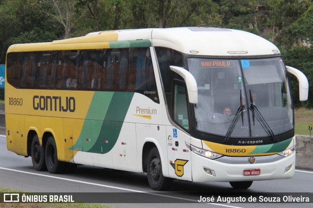 Empresa Gontijo de Transportes 18860 na cidade de Piraí, Rio de Janeiro, Brasil, por José Augusto de Souza Oliveira. Número da foto: #10376603.