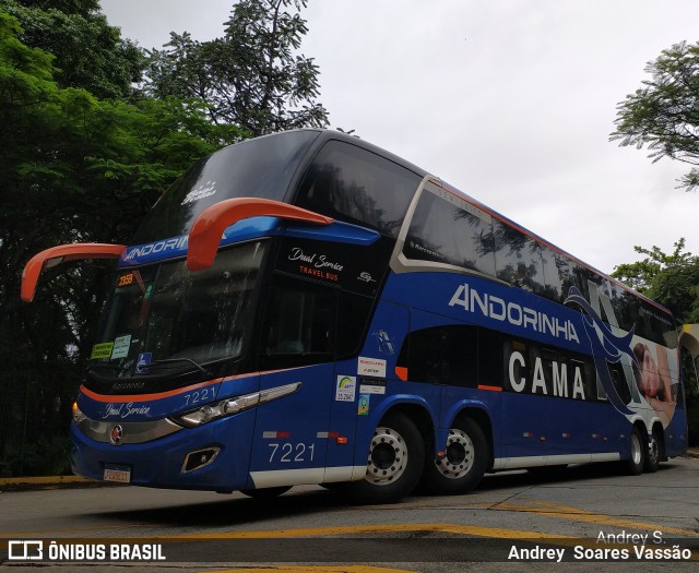 Empresa de Transportes Andorinha 7221 na cidade de São Paulo, São Paulo, Brasil, por Andrey  Soares Vassão. ID da foto: 10375055.