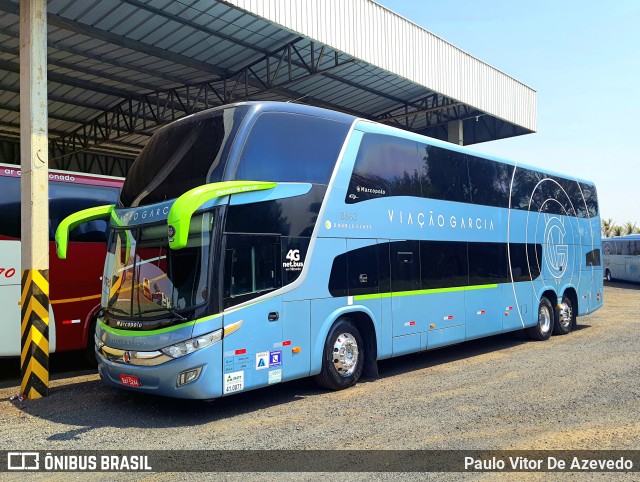 Viação Garcia 8663 na cidade de Ribeirão Preto, São Paulo, Brasil, por Paulo Vitor De Azevedo. ID da foto: 10375849.