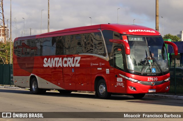 Viação Santa Cruz 27620 na cidade de São Paulo, São Paulo, Brasil, por Moaccir  Francisco Barboza. Número da foto: #10377183.