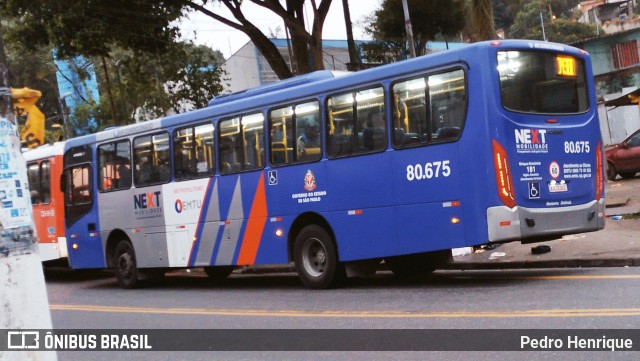 Next Mobilidade - ABC Sistema de Transporte 80.675 na cidade de Santo André, São Paulo, Brasil, por Pedro Henrique. ID da foto: 10375026.