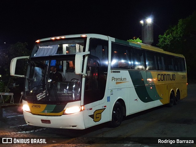 Empresa Gontijo de Transportes 21105 na cidade de Belo Horizonte, Minas Gerais, Brasil, por Rodrigo Barraza. ID da foto: 10376040.