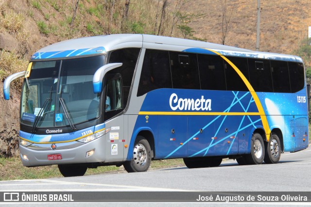 Viação Cometa 13115 na cidade de Piraí, Rio de Janeiro, Brasil, por José Augusto de Souza Oliveira. ID da foto: 10376608.