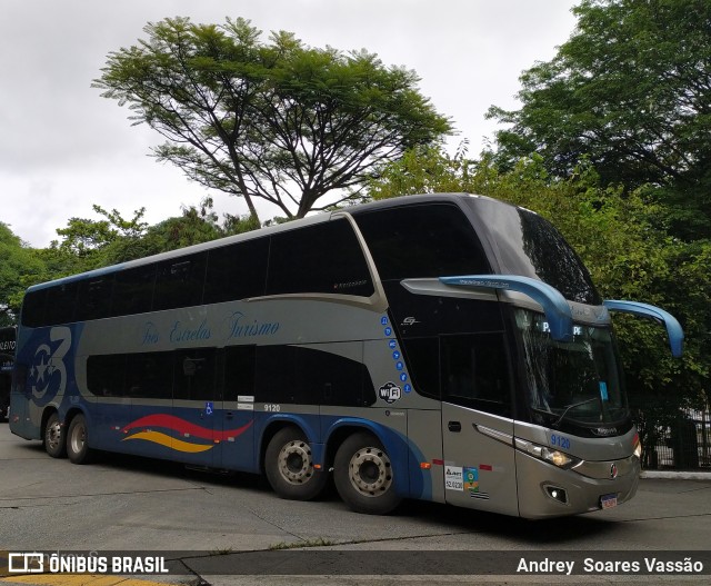 Três Estrelas Turismo 9120 na cidade de São Paulo, São Paulo, Brasil, por Andrey  Soares Vassão. Número da foto: #10375128.