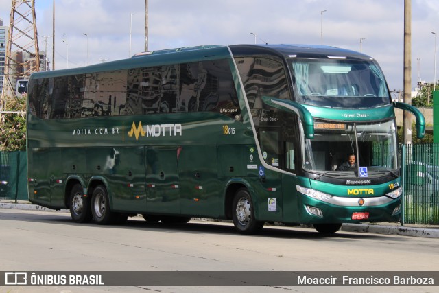 Viação Motta 18015 na cidade de São Paulo, São Paulo, Brasil, por Moaccir  Francisco Barboza. ID da foto: 10376928.