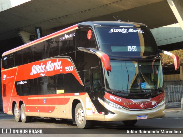 Santa Maria Fretamento e Turismo > Transportes Santa Maria(SP) 1500 na cidade de Belo Horizonte, Minas Gerais, Brasil, por Adão Raimundo Marcelino. Número da foto: #10377725.