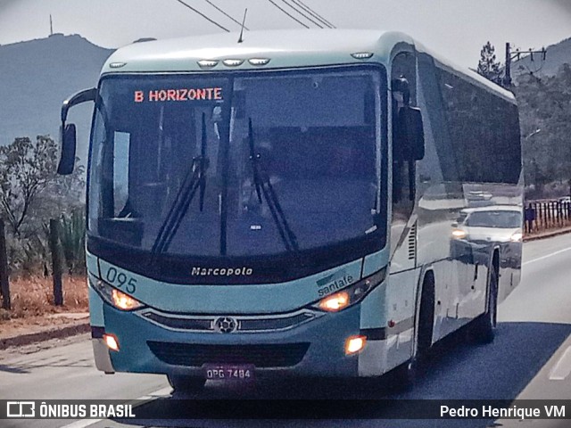 Santa Fé Transportes 095 na cidade de Nova Lima, Minas Gerais, Brasil, por Pedro Henrique VM. Número da foto: #10374891.