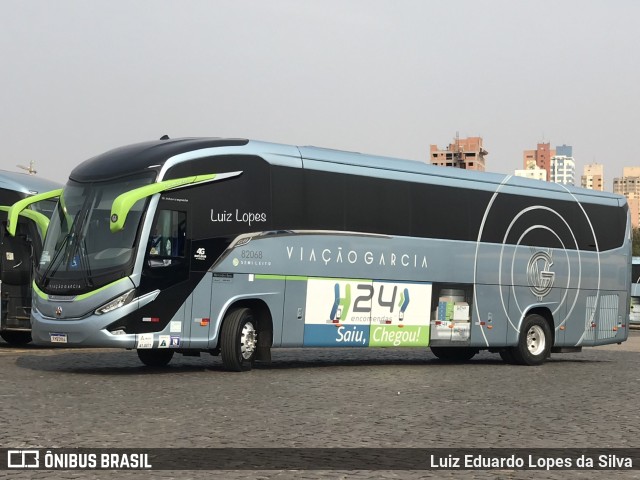 Viação Garcia 82068 na cidade de Londrina, Paraná, Brasil, por Luiz Eduardo Lopes da Silva. ID da foto: 10379972.