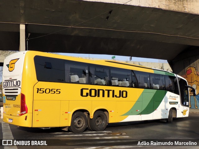 Empresa Gontijo de Transportes 15055 na cidade de Belo Horizonte, Minas Gerais, Brasil, por Adão Raimundo Marcelino. ID da foto: 10381096.