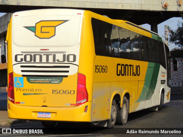 Empresa Gontijo de Transportes 15060 na cidade de Belo Horizonte, Minas Gerais, Brasil, por Adão Raimundo Marcelino. ID da foto: 10381119.