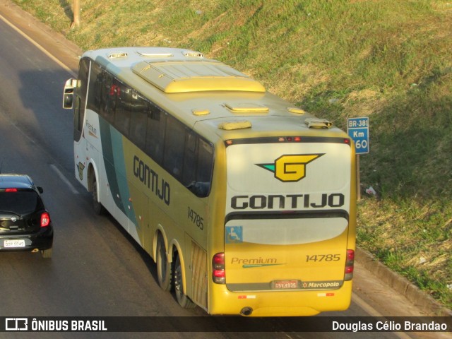 Empresa Gontijo de Transportes 14785 na cidade de Belo Horizonte, Minas Gerais, Brasil, por Douglas Célio Brandao. ID da foto: 10380828.