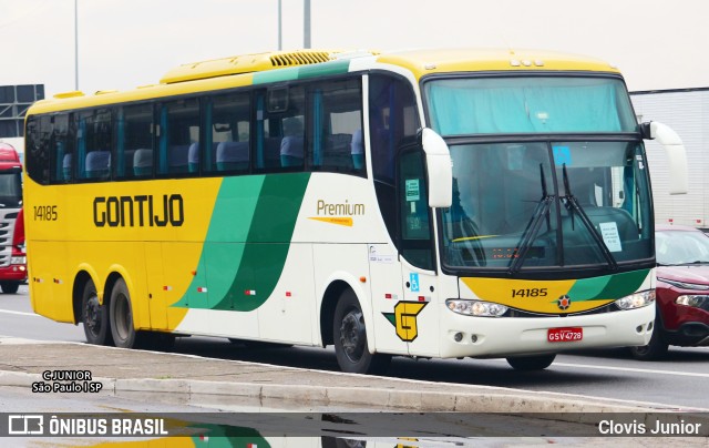 Empresa Gontijo de Transportes 14185 na cidade de São Paulo, São Paulo, Brasil, por Clovis Junior. ID da foto: 10379807.