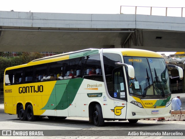 Empresa Gontijo de Transportes 15065 na cidade de Belo Horizonte, Minas Gerais, Brasil, por Adão Raimundo Marcelino. ID da foto: 10381155.