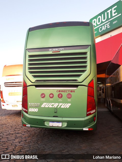 Eucatur - Empresa União Cascavel de Transportes e Turismo 5500 na cidade de Pariquera-Açu, São Paulo, Brasil, por Lohan Mariano. Número da foto: #10380897.
