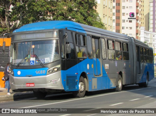 VB Transportes e Turismo 1433 na cidade de Campinas, São Paulo, Brasil, por Henrique Alves de Paula Silva. ID da foto: 10380342.