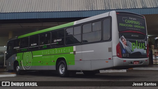 Viação Garcia 8313 na cidade de Rolândia, Paraná, Brasil, por Jessé Santos. ID da foto: 10379408.