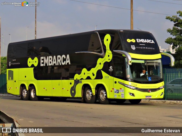 Viação Garcia 0008 na cidade de São Paulo, São Paulo, Brasil, por Guilherme Estevan. Número da foto: #10378437.