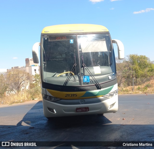 Empresa Gontijo de Transportes 21315 na cidade de Montes Claros, Minas Gerais, Brasil, por Cristiano Martins. Número da foto: #10380161.