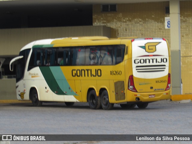 Empresa Gontijo de Transportes 18260 na cidade de Caruaru, Pernambuco, Brasil, por Lenilson da Silva Pessoa. ID da foto: 10379355.