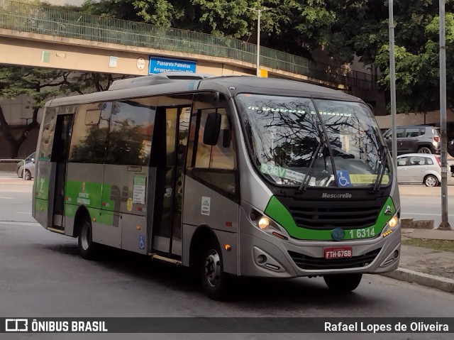 Transcooper > Norte Buss 1 6314 na cidade de São Paulo, São Paulo, Brasil, por Rafael Lopes de Oliveira. Número da foto: #10378352.
